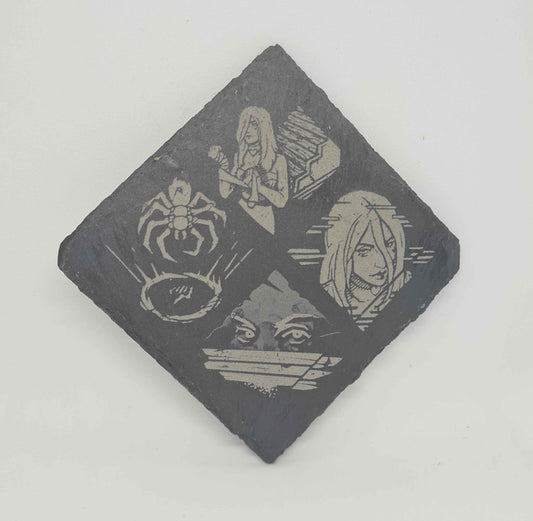 Dead By Daylight Sable Ward Perks Slate Coaster